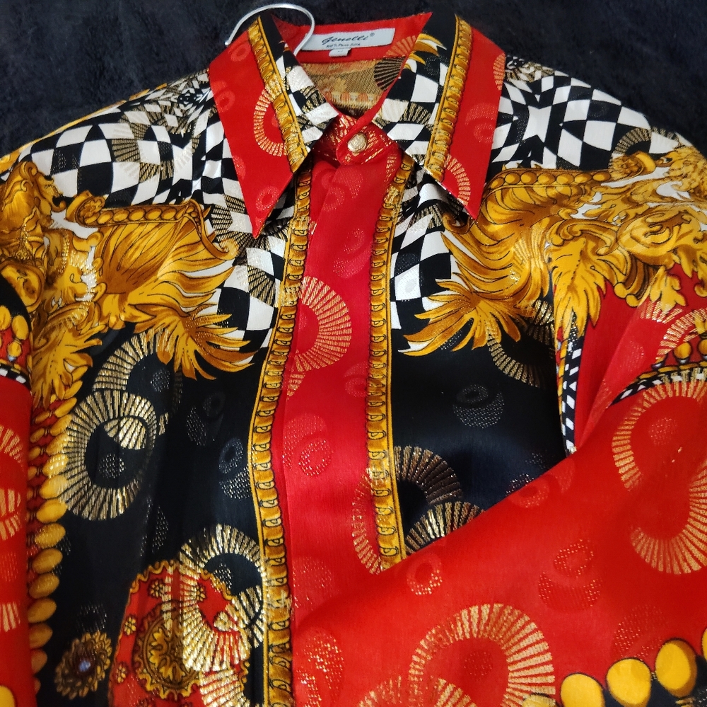 Original genelli shirt pure silk